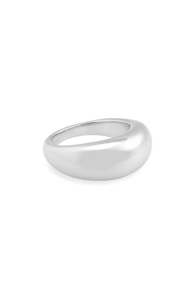 Shop Lie Studio The Anna Ring In Silver
