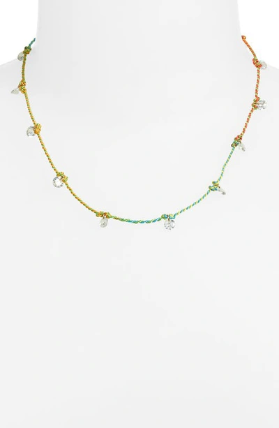 Shop Roxanne Assoulin Mini Drip Drop Rainbow Necklace