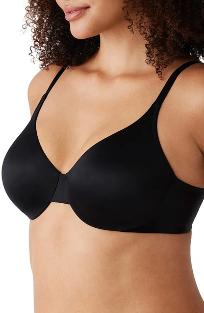 Shop Wacoal Inner Sheen Underwire Bra In Black