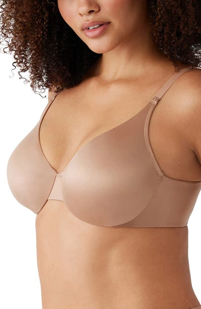 Wacoal Inner Sheen Underwire Bra Women's Roebuck Stretch Adjustable Kfc190 In Roebuck