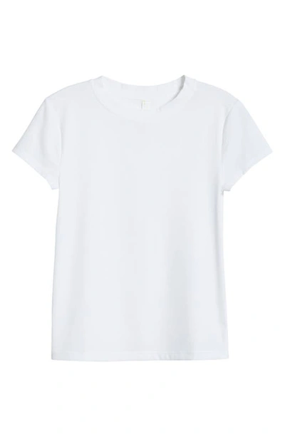 Shop Zella Go-to Rib T-shirt In White