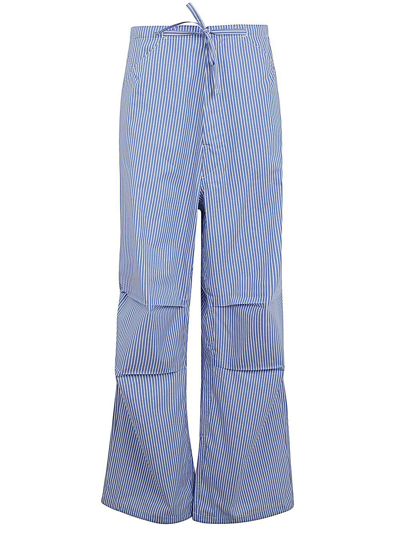 Shop Darkpark Daisy Military Trousers In Blue