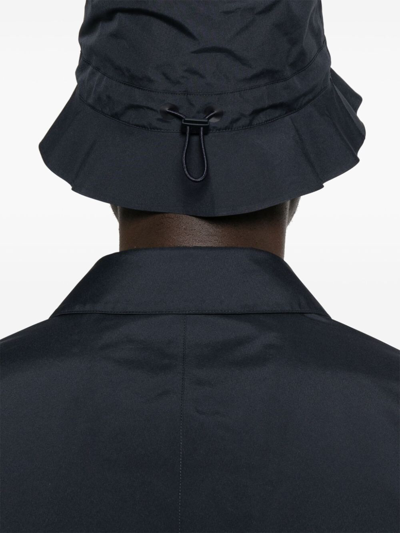 Herno Buttoned Lightweight Jacket In Blue