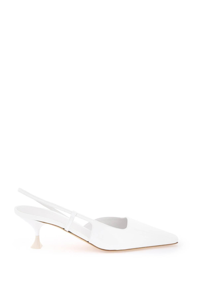 Shop 3juin Slingback Patent Leather Dé In White