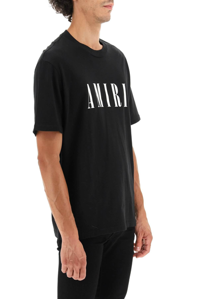 Shop Amiri Core Logo T-shirt In Black