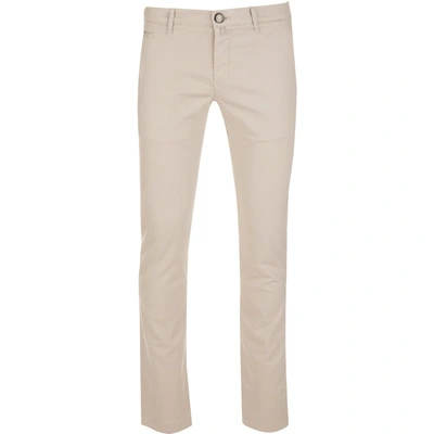 Shop Jacob Cohen Beige Cotton Jeans & Pant