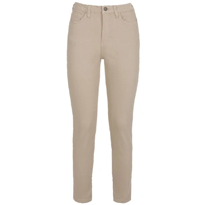 Shop Fred Mello Beige Cotton Jeans & Pant