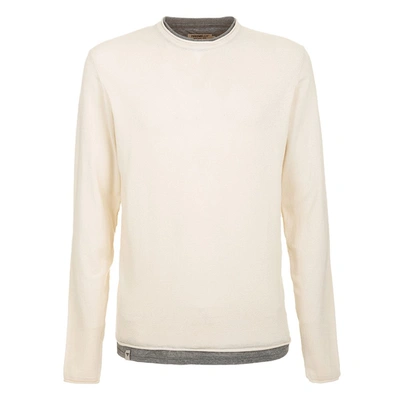 Shop Fred Mello Beige Cotton Sweater