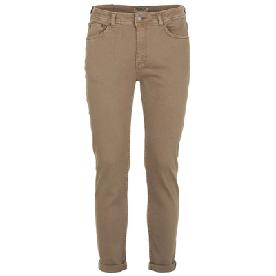 Shop Fred Mello Brown Cotton Jeans & Pant