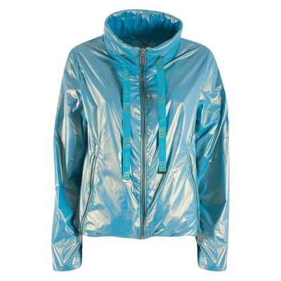 Shop Yes Zee Light Blue Nylon Jackets & Coat