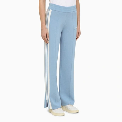 Shop Autry Light Blue/white Blend Sports Trousers
