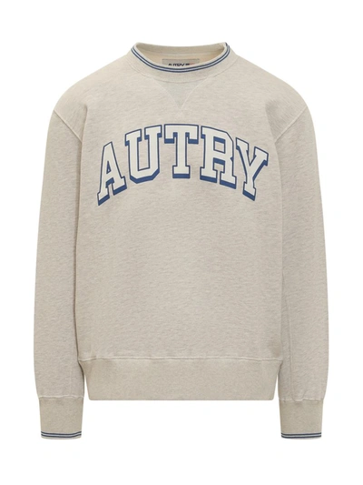 Shop Autry Sport Sweatshirt In Grey