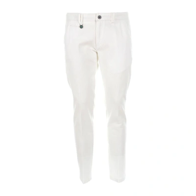 Shop Yes Zee White Cotton Jeans & Pant
