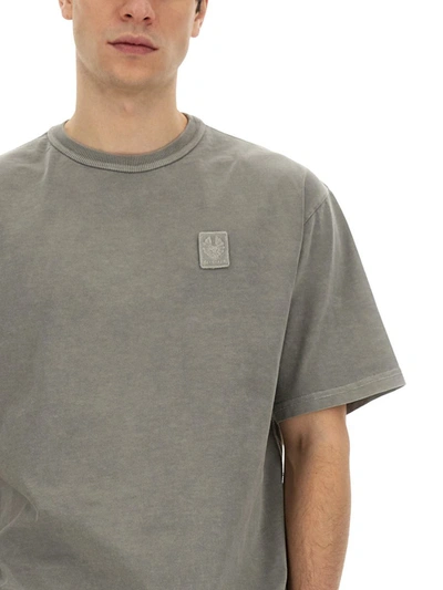 Shop Belstaff T-shirt With Logo In Grey