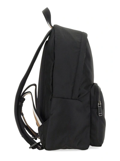 Shop Hugo Boss Boss Backpack With Logo In Black