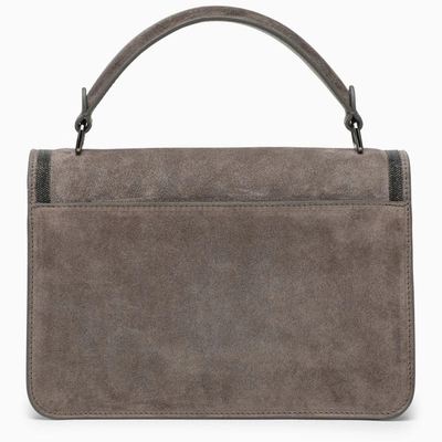 Shop Brunello Cucinelli Handbag In Grey