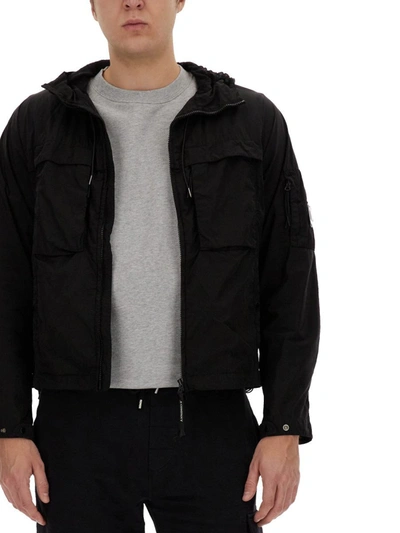 Shop C.p. Company Nylon Jacket In Black