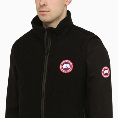 Shop Canada Goose Mersey Vest Kind Fleece In Black