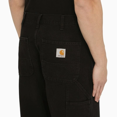 Shop Carhartt Wip Double Knee Pant In Black