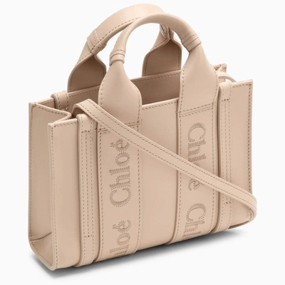 Shop Chloé Woody Small Bag In Pink
