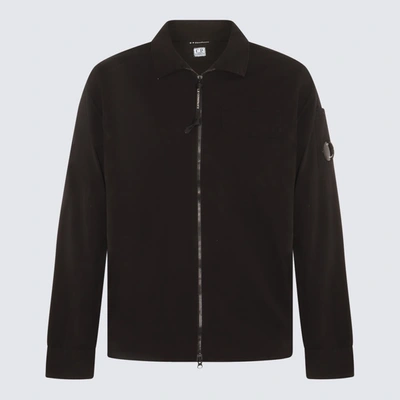 Shop C.p. Company Black Cotton Shirt Jacket
