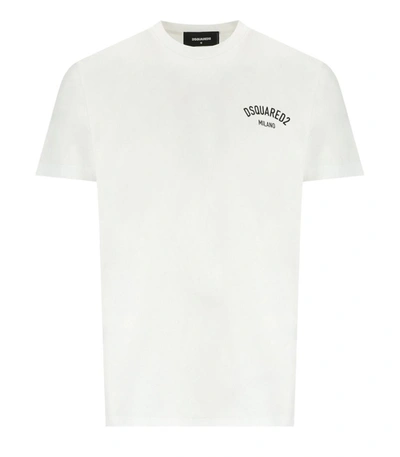 Shop Dsquared2 Milano Cool Fit White T-shirt