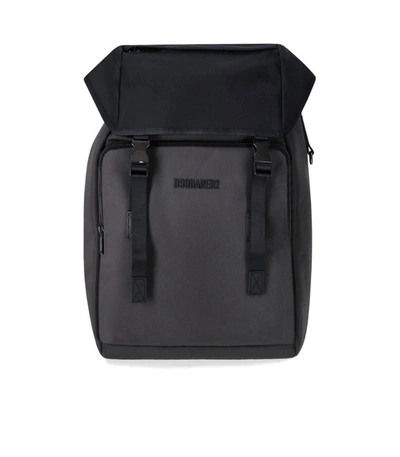 Shop Dsquared2 Urban Dark Grey Backpack