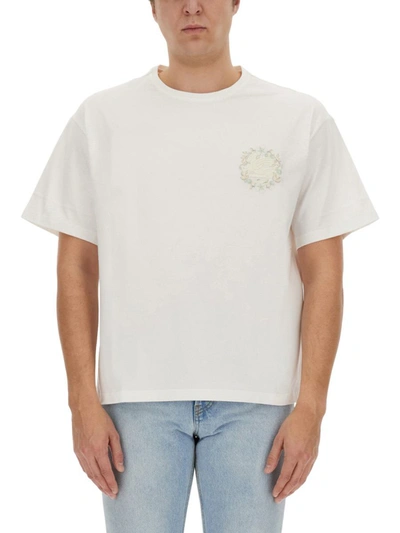 Shop Etro T-shirt With Logo In White