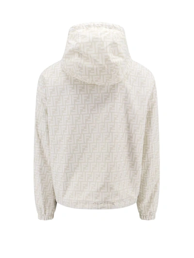 Shop Fendi Jacket In White