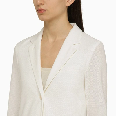 Shop Harris Wharf London Single-breasted Jacket In White