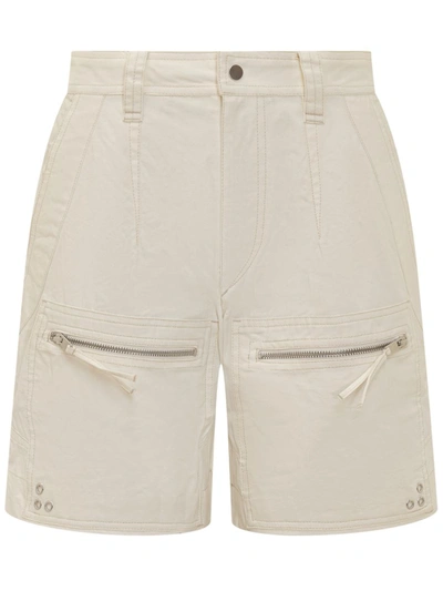 Shop Isabel Marant Étoile Kynan Shorts In White