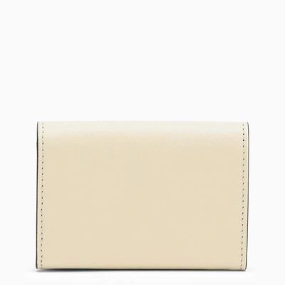 Shop Marni Brick Red/talco/night Blue Wallet In Brown