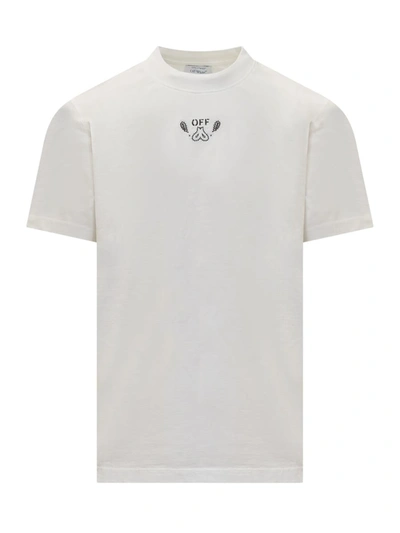 Shop Off-white T-shirt With Bandana Pattern