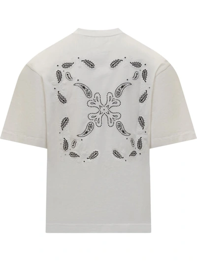 Shop Off-white T-shirt Xon Bandana Pattern