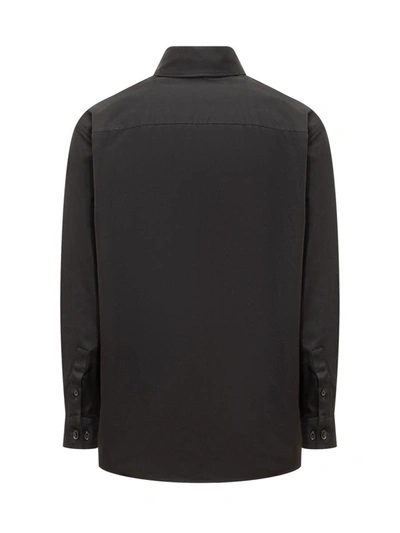 Shop Off-white Cotton Ow Shirt In Black