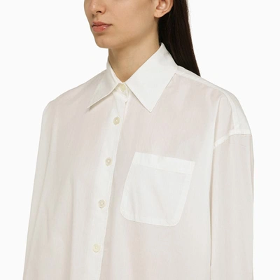 Shop Our Legacy Classic Cotton-blend Shirt In White