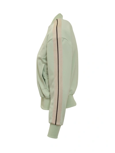 Shop Palm Angels Track Bomber Jacket In Green