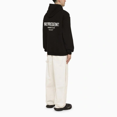 Shop Represent Hoodie With Logo In Black