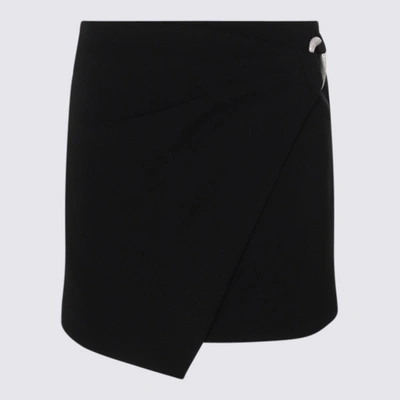 Simkhai Asymmetrical Draped Mini Skirt