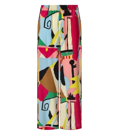 Shop Weekend Max Mara Gradara Multicolored Trousers