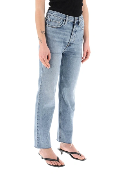 Shop Totême Classic Cut Jeans In Organic Cotton