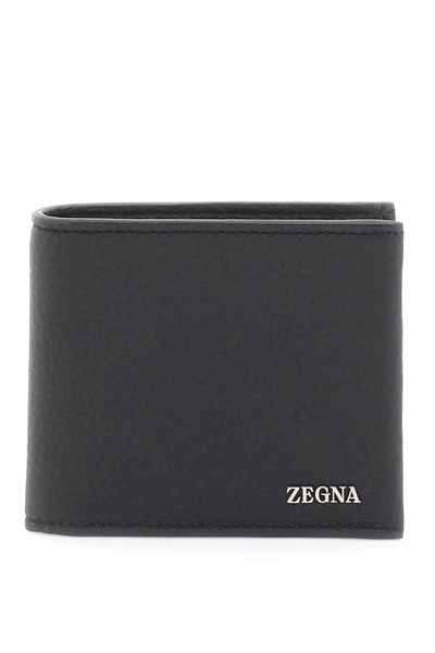 Shop Zegna Leather Bifold Wallet
