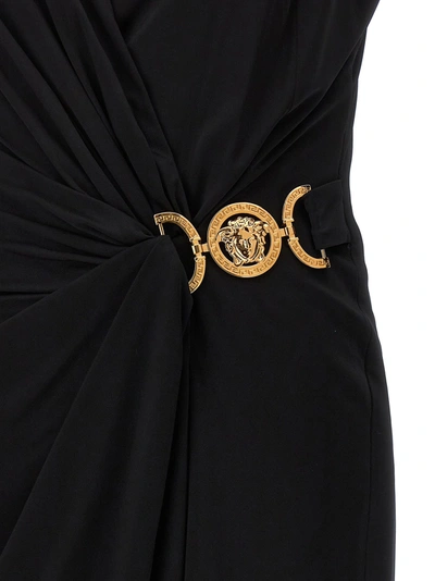 Shop Versace Medusa Dresses Black