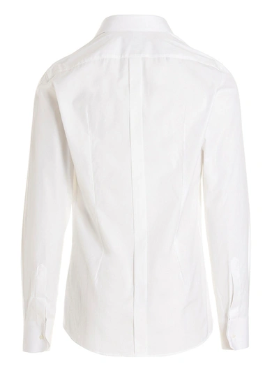 Shop Dolce & Gabbana Poplin Shirt Shirt, Blouse White