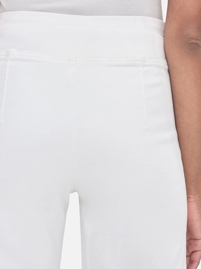 Shop Frame The Jetset Wide Crop Jeans In White