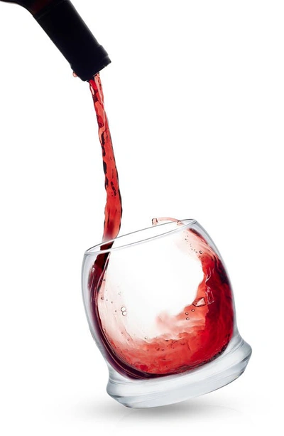 Joyjolt Cosmos Crystal Stemless Wine Glass In Clear