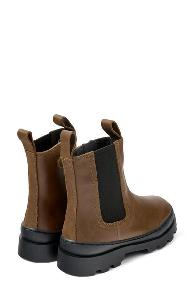 Camper Brutus Leather Boots In Brown
