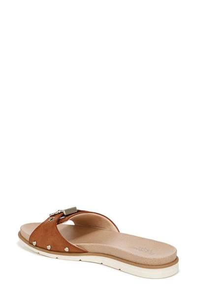 Shop Dr. Scholl's Nice Iconic Slide Sandal In Honey