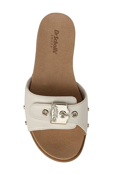 Dr. Scholl's Nice Iconic Slide Sandal In Off White