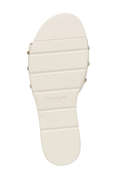 Shop Dr. Scholl's Nice Iconic Slide Sandal In Off White